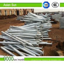 Hot Dipped Galvanized Concrete Post Supports /Ground Screw/Screw Pile